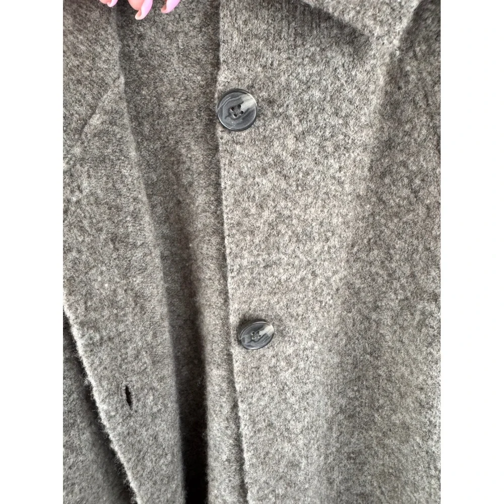 Babaton Aritzia Alpaca Wool Blend Longline Coat‎ Taupe Gray Size S